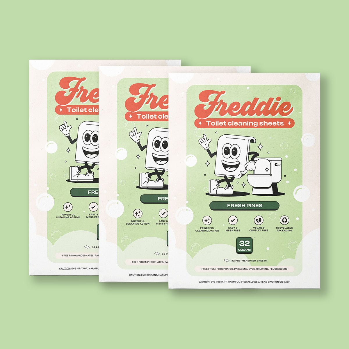 3x Toilet Cleaning Sheets - Special Offer